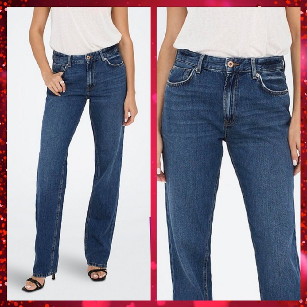 🎈SALE 2 For $50🎈Vintage Wrangler Authentic Mid-Rise Straight Leg Jeans